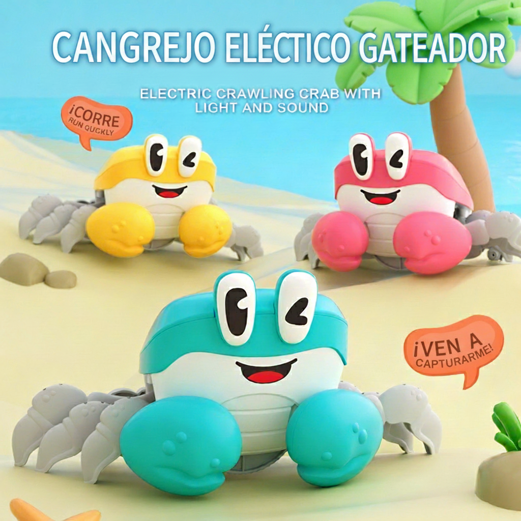 Cangrejo Escapista Interactivo para Bebé 