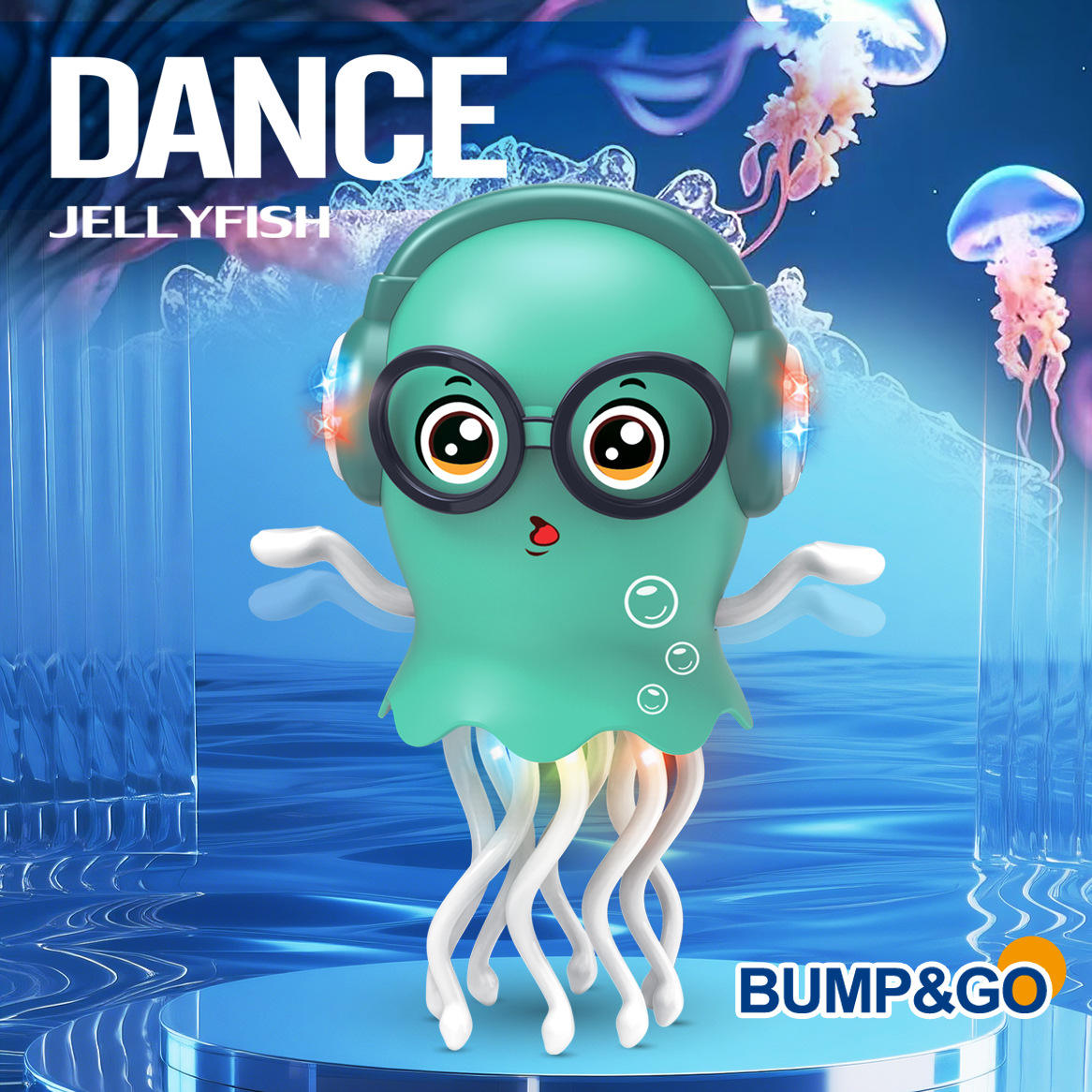 Juguete Pulpo Bailarín con Luces LED y Música  2