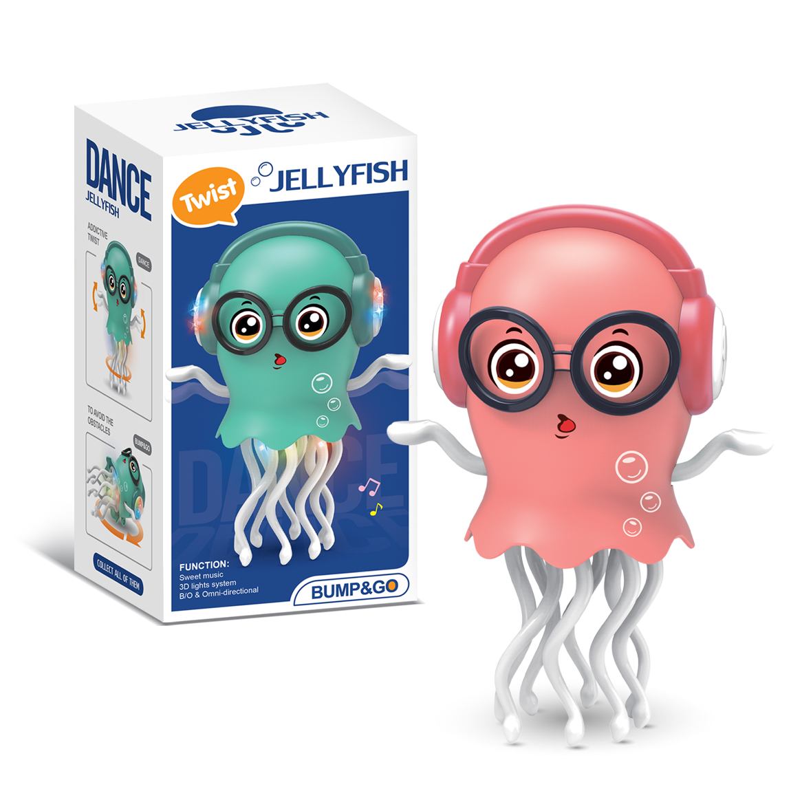 Juguete Pulpo Bailarín con Luces LED y Música  7