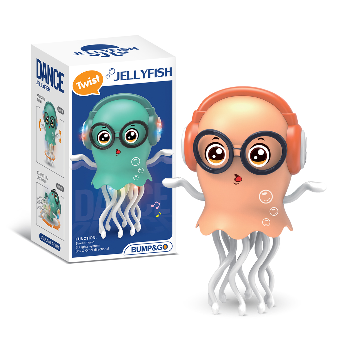 Juguete Pulpo Bailarín con Luces LED y Música  6